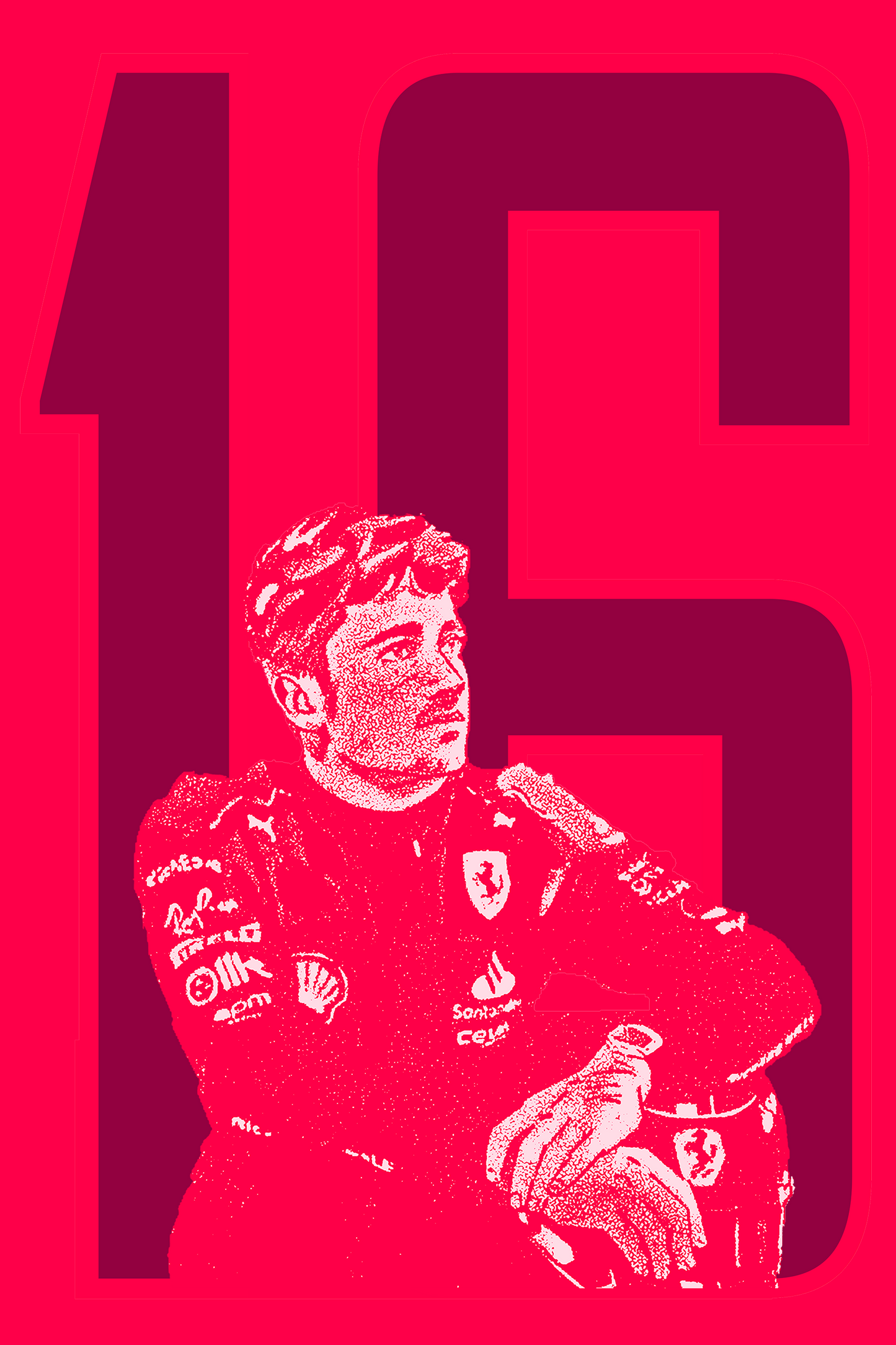 Charles Leclerc: Scuderia Spirit - White