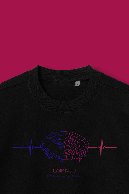 Camp Nou Heartbeat Sweatshirt