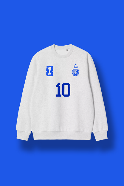 Argentina No. 10 - Icon Sweatshirt White