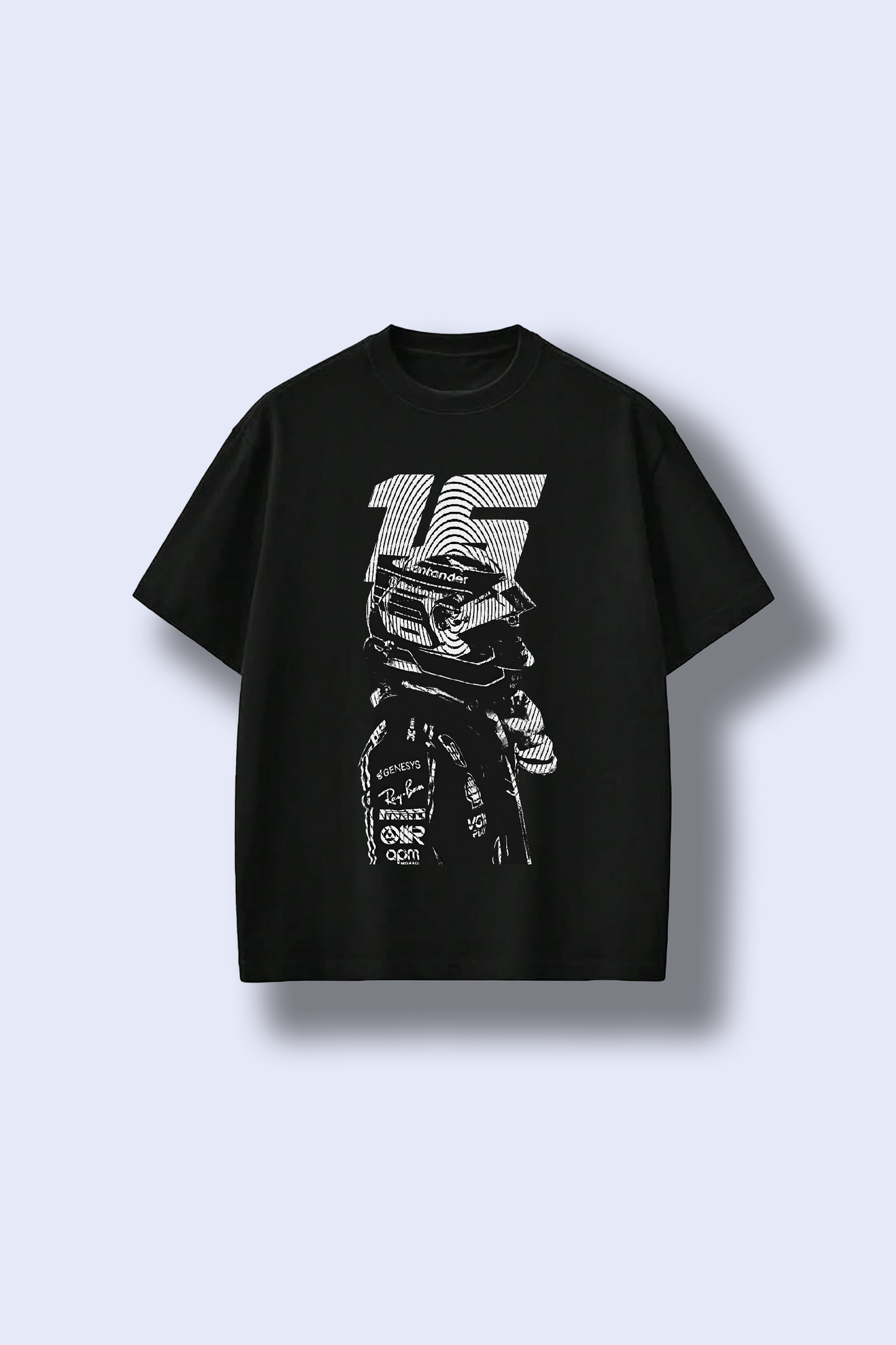 Leclerc 16 – Monochrome Tribute Tee