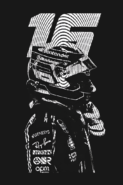 Leclerc 16 – Monochrome Tribute Tee