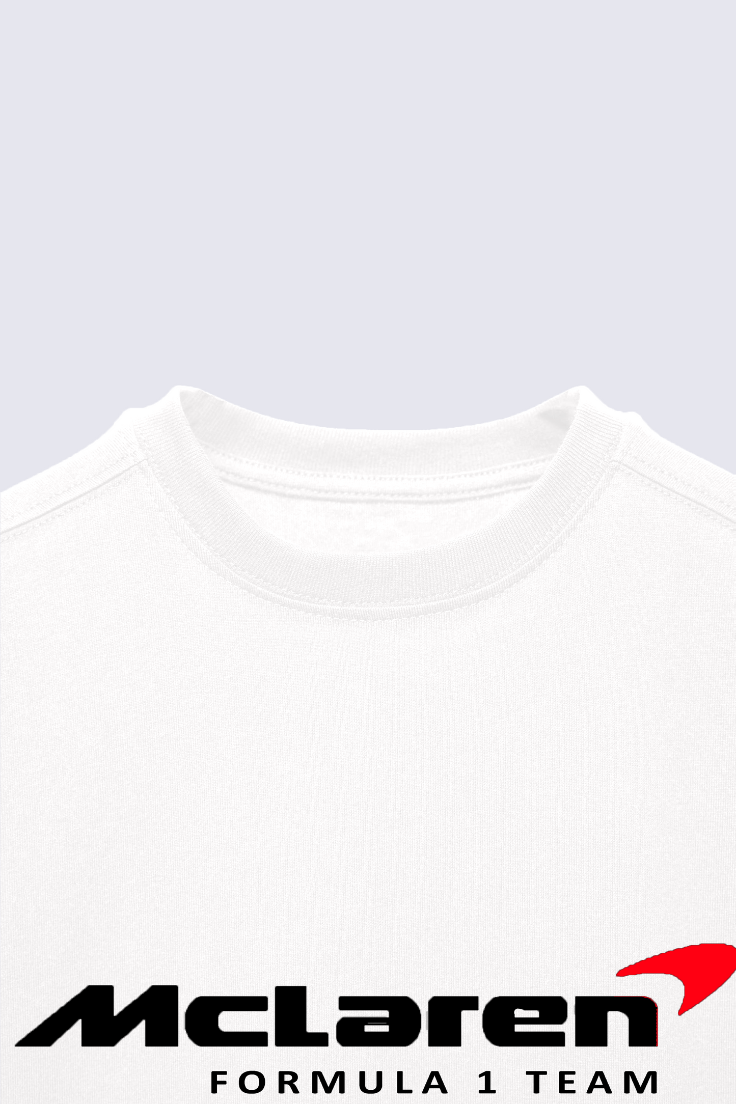 McLaren Formula 1 team T-shirt in white – minimal racing design India