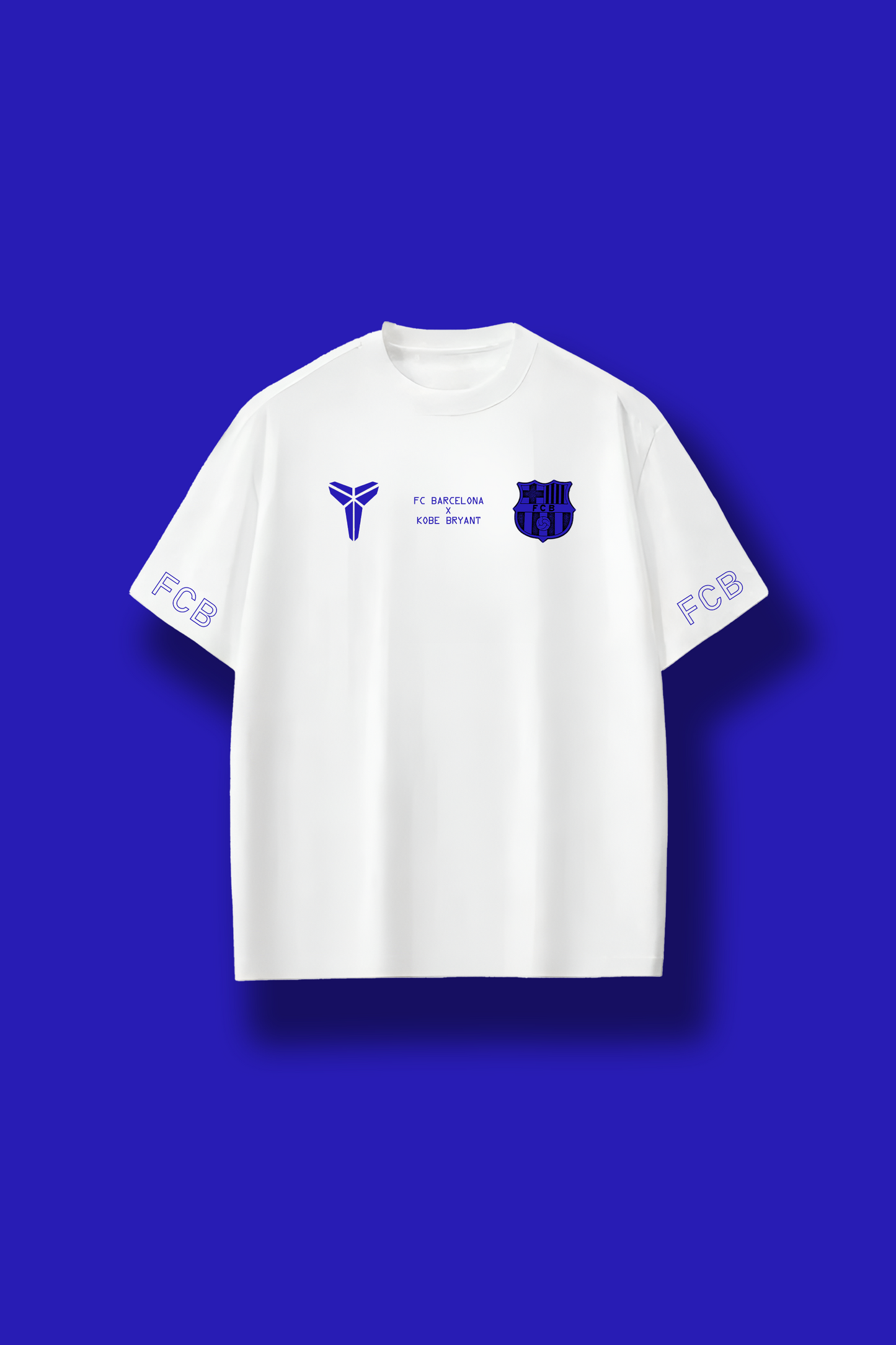 Catalan Calm – Barça Oversized White Tee