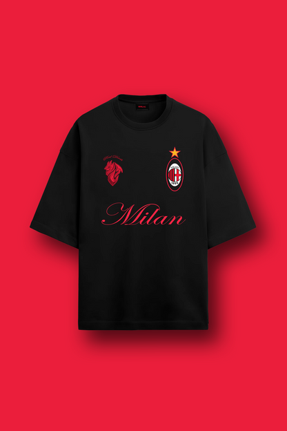 AC Milan “Red Devil” Black Tee