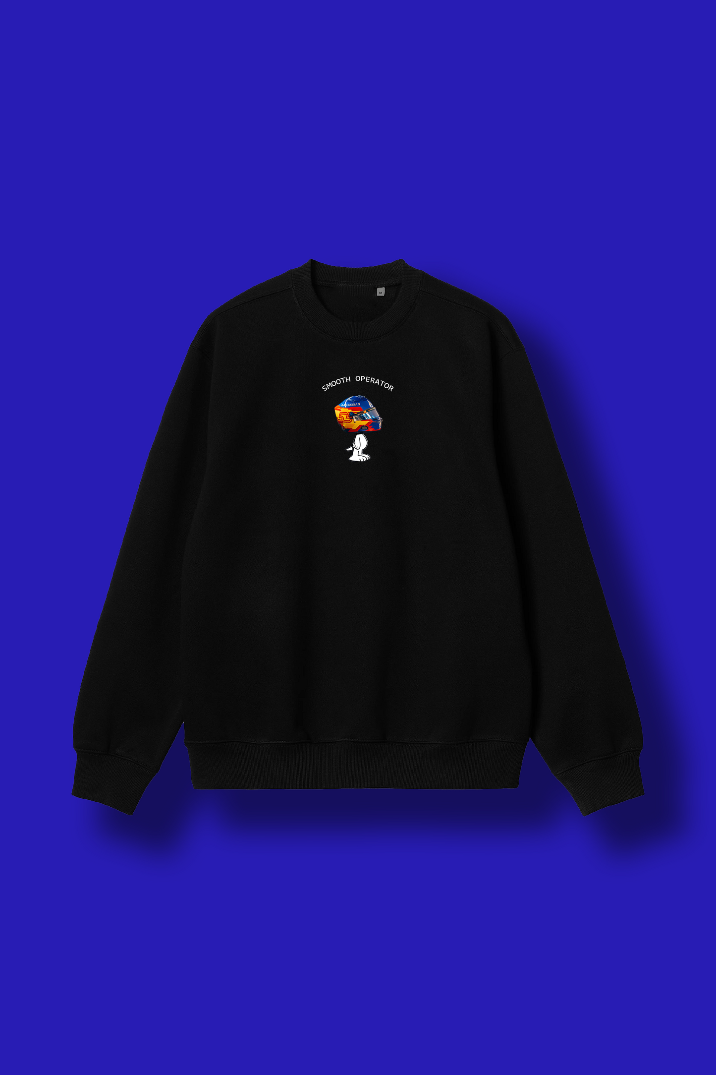 Smooth Operator Retro Racing Sweatshirt - Black