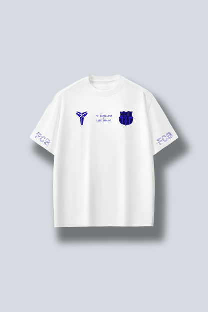 Catalan Calm – Barça Oversized White Tee